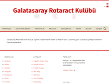 Tablet Screenshot of galatasarayrotaract.org
